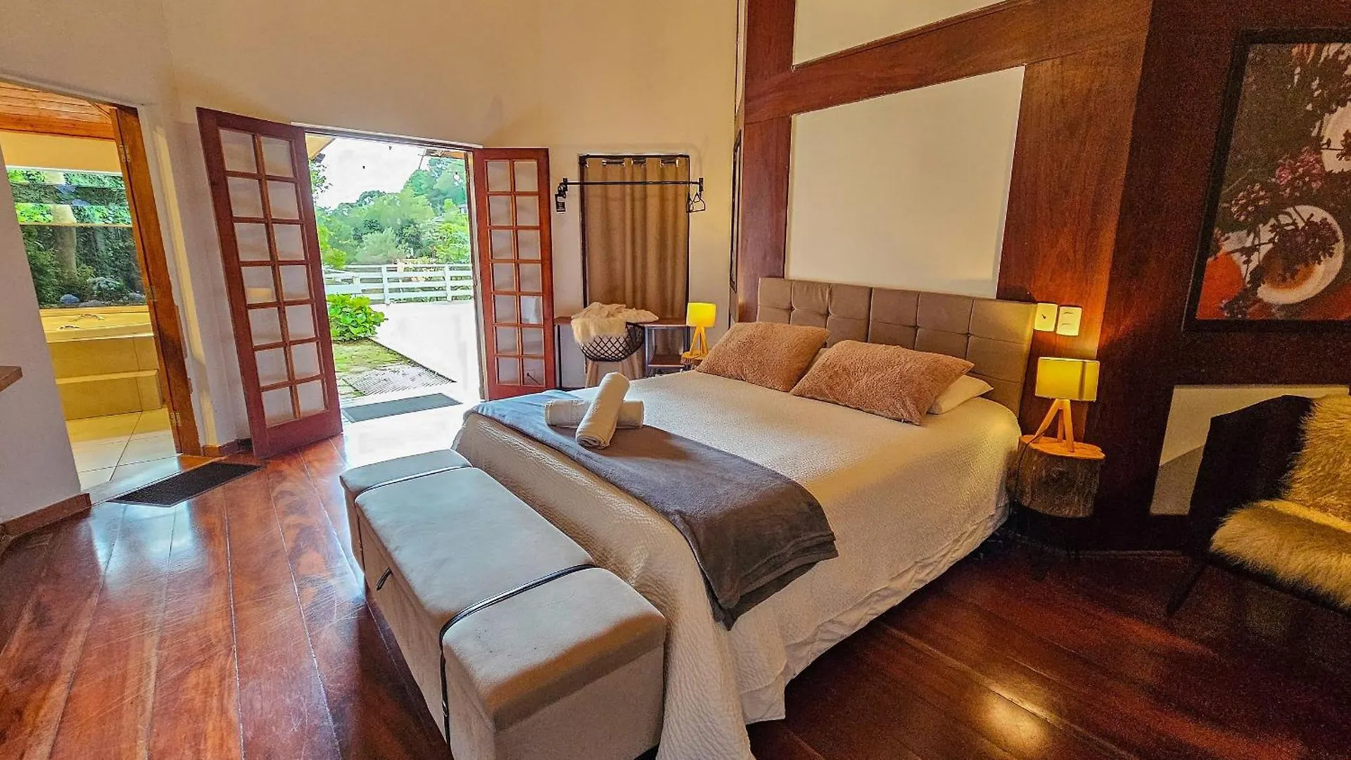 Casa de hóspedes Capivari Lodge vista incrível da natureza Campos do Jordão Brasil